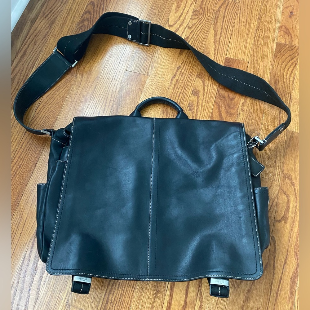 Authentic Coach - Leather Computer Bag - image 5
